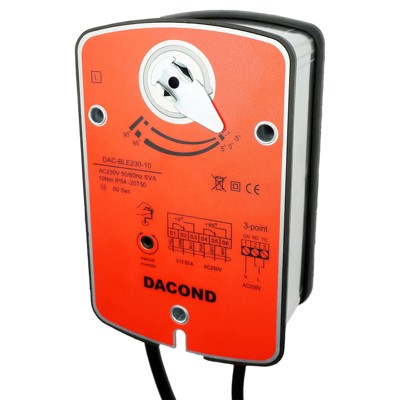 Электропривод DACOND DAC-BLE230-30 (30 Н·м, 230 В, дымоудаление, реверсивный)