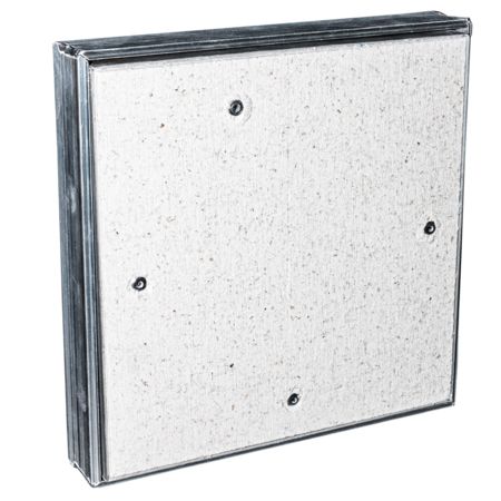 Люк ревизионный D Ceramo 600х400 скрытый монтаж съемный алюминий EVECS