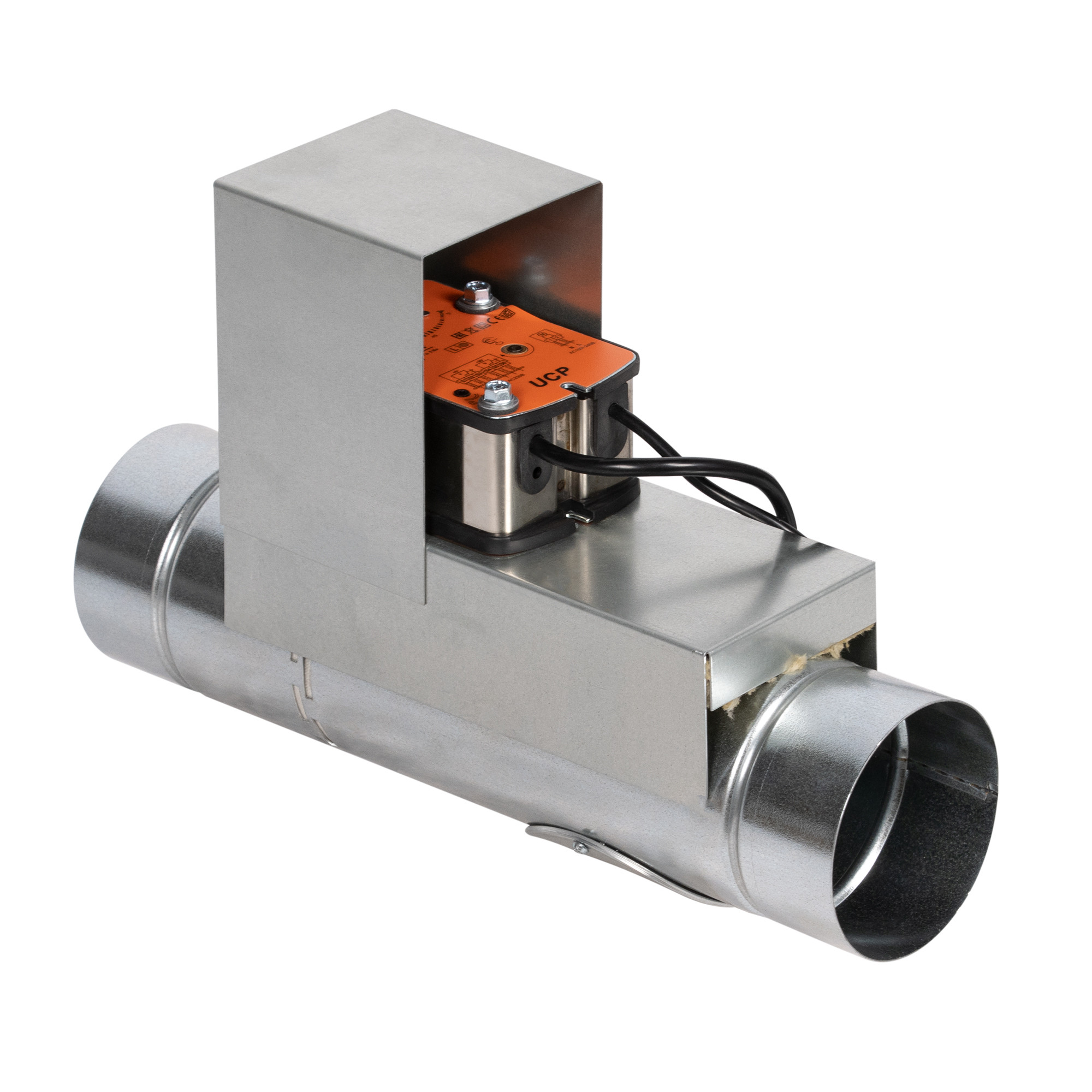 Клапан противопожарный SHUFT SHFDO-60-O-d250-MB230-0-0-Kl-MC