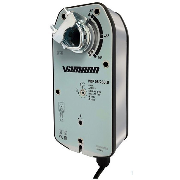 Привод воздушной заслонки VILMANN PDF 08/230.D (8 Нм, 230 В) Привод воздушной заслонки VILMANN PDF 08/230.D (8 Нм, 230 В)