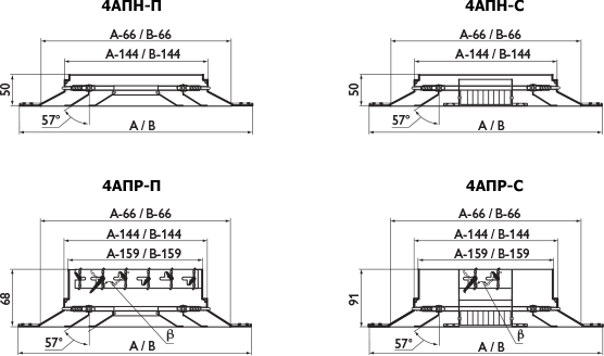 Чертёж и присоединительные размеры