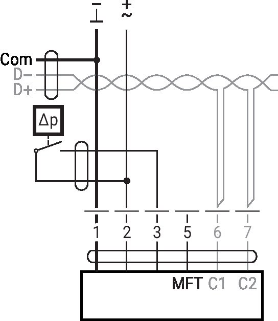 NF24A-MOD — Схема подключения