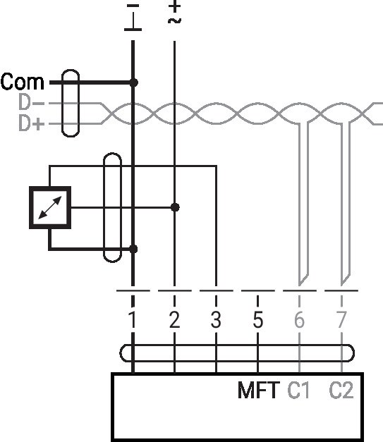 NF24A-MOD — Схема подключения